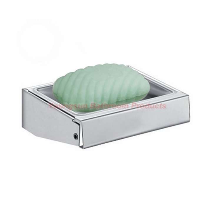 Wall Mounted Stainless Steel Flexible Toilet Soap Box Soap Container Soap Dish / Ashtray