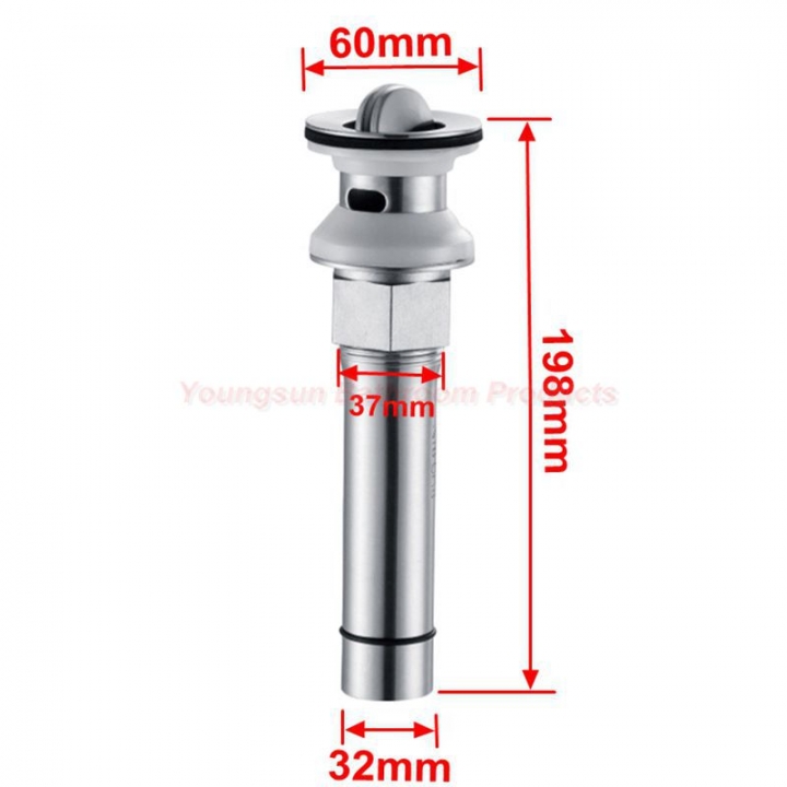 304 Stainless Steel Rotating Top Wash Basin Drainer / Strainer