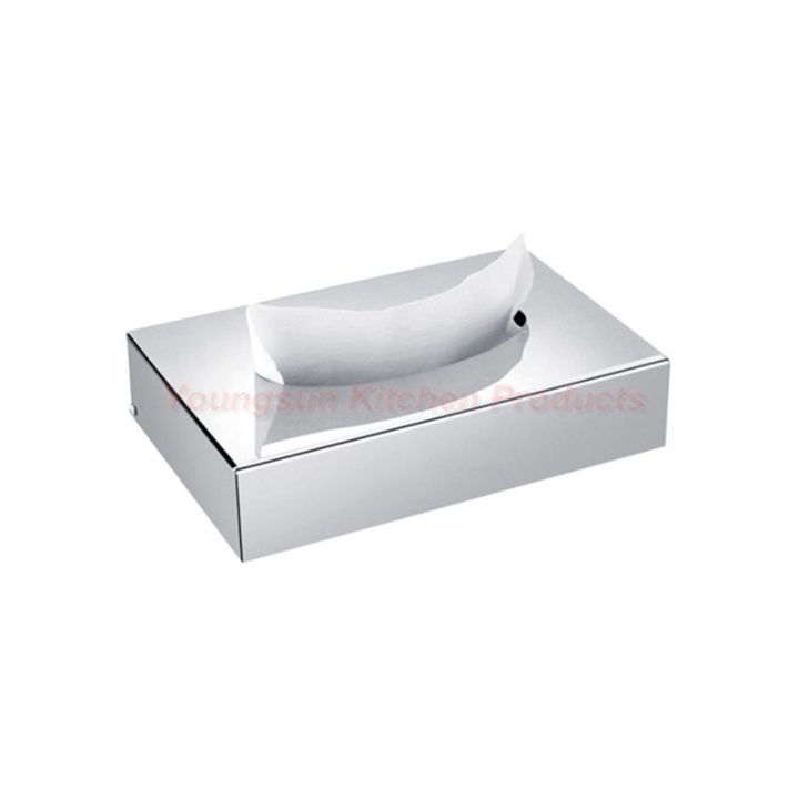 Good Quality Home Use and Hotel Small Size Stainless Steel Table Tissue Box Napkin Holder