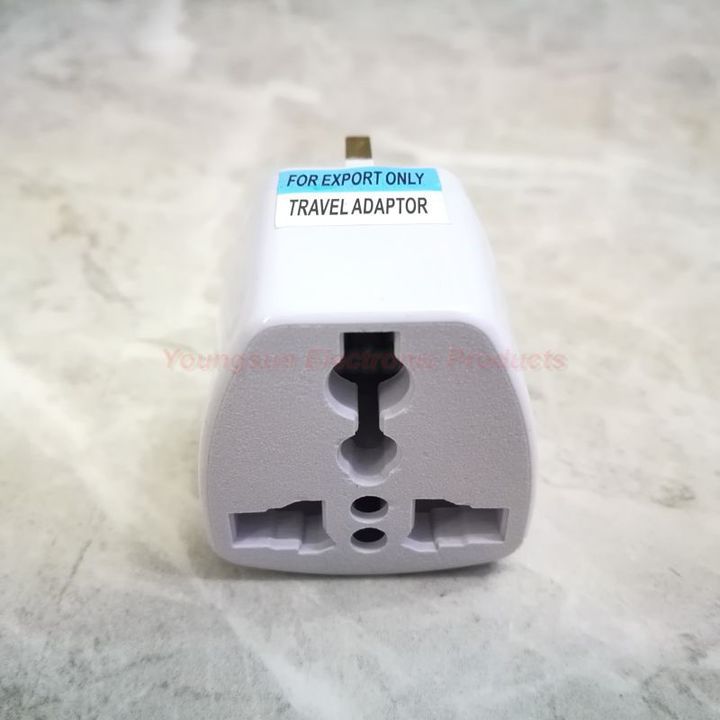 UK Standard Plug Adapter Travel Universal Wall Charge Socket Insert Row Power Adapter