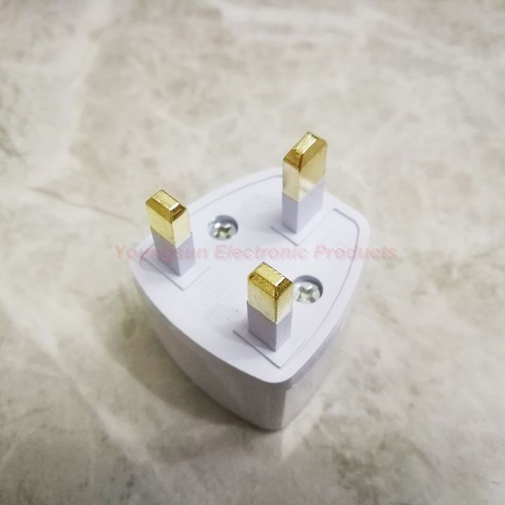 UK Standard Plug Adapter Travel Universal Wall Charge Socket Insert Row Power Adapter