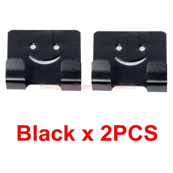 Colorful Aluminum Adhesive NO Drilling Smile Clothes Hook Robe Hook Coat Hook Door Hook Wall Hook