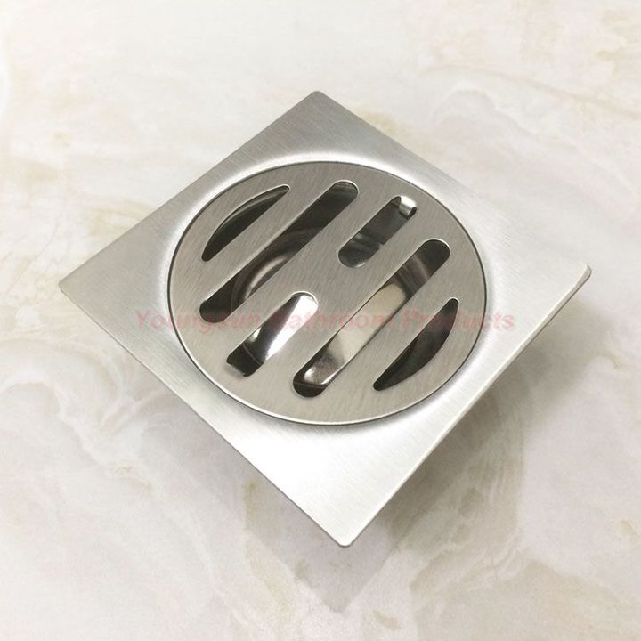 3 by 3 inches 75 x 75mm Small Size Mini Stainless Steel Floor Drain Shower Drain Floor Strainer