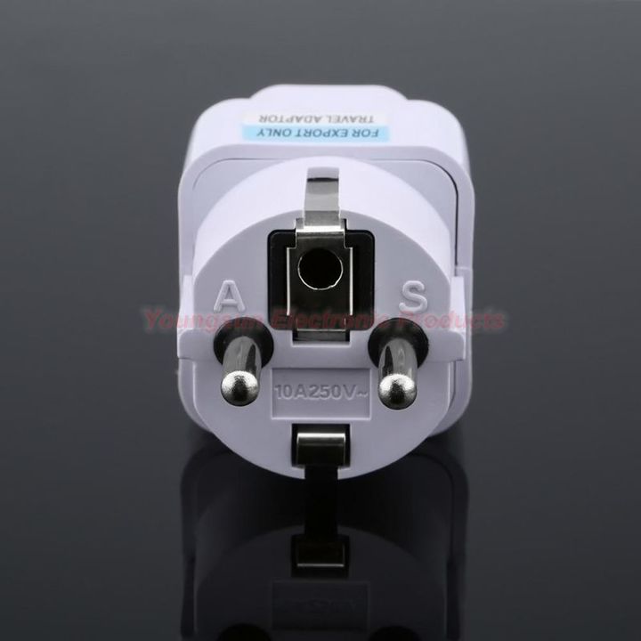 EU Standard Plug Adapter Travel Charger Adapter Converter Power Socket Plug Converter