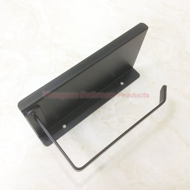 Multi-functional 304 Stainless Steel Toilet Paper Holder with Mobile Phone Shelf