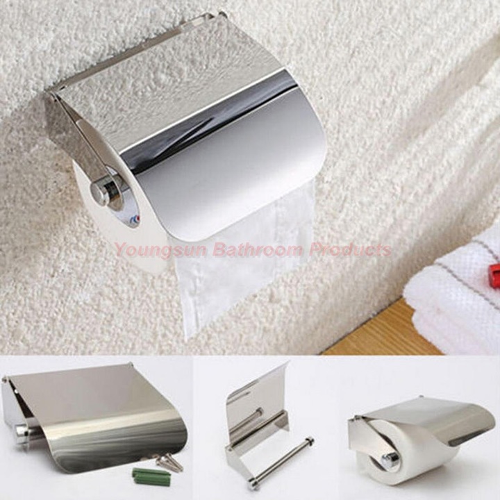 Cheap Bathroom Fittings Stainless Steel Toilet Paper Dispenser Toilet Tissue Paper Roll Holder