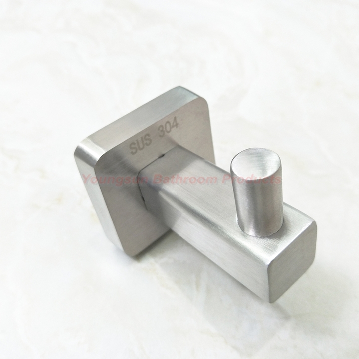 304 Stainless Steel Bathroom Product Single Clothes Hook Coat Hook Hat Hook Robe Hook Clothes Hanger