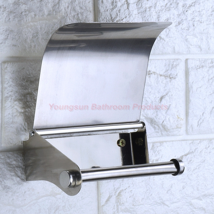 European Style Bathroom Items Stainless Steel Toilet Paper Dispenser Toilet Tissue Paper Holder