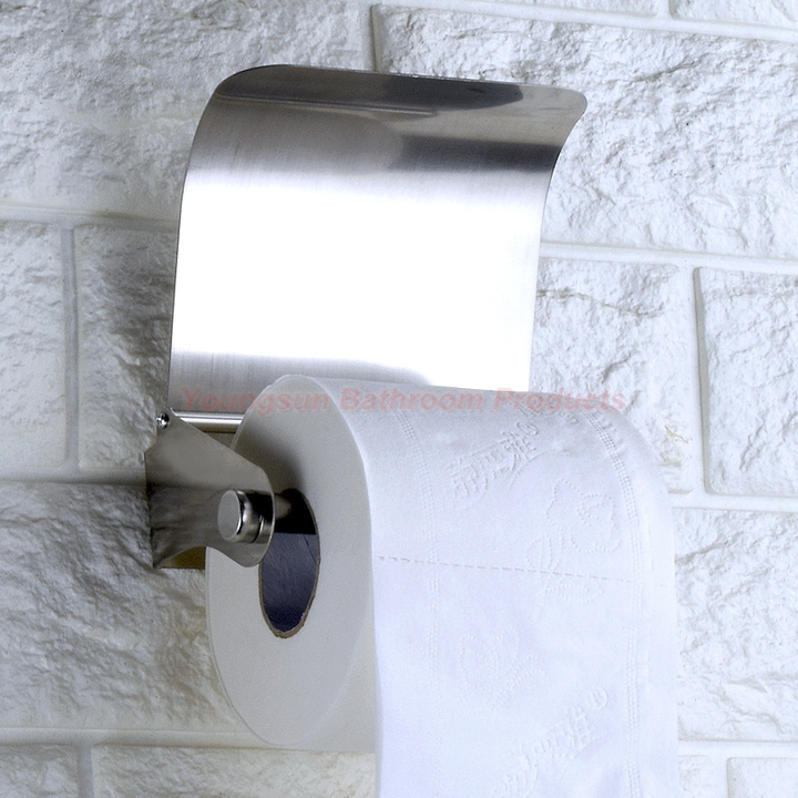 European Style Bathroom Items Stainless Steel Toilet Paper Dispenser Toilet Tissue Paper Holder