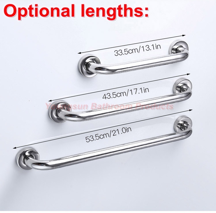 30/40/50cm 304 Stainless Steel Bathroom Bathtub Handrail Safe Grab Bar Shower Toilet Handle Grip