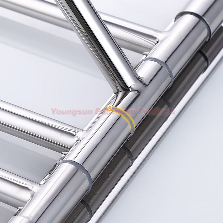 304 Stainless Steel Bathroom Rotating Towel Bar Towel Rack Washroom Folding Towel Rail Towel Rod