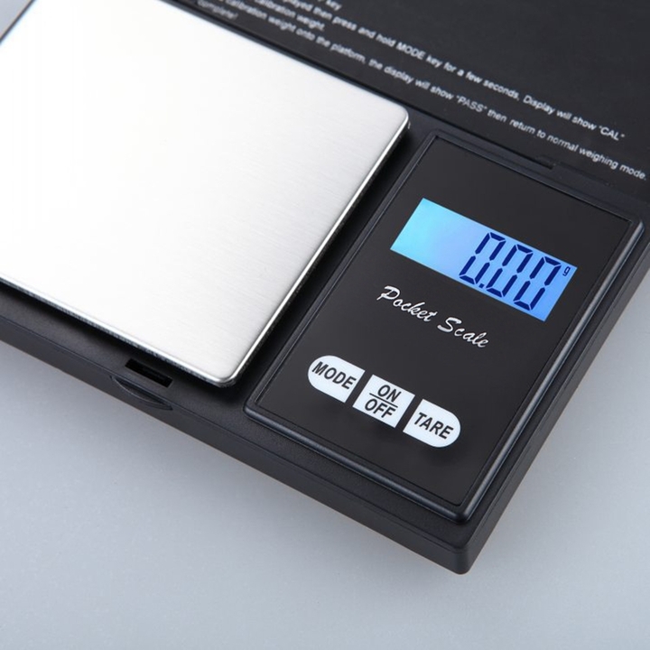 500g/0.1g Digital Pocket Jewelry Scale Mini Precision Electronic Balance Gold Coin Scale LCD