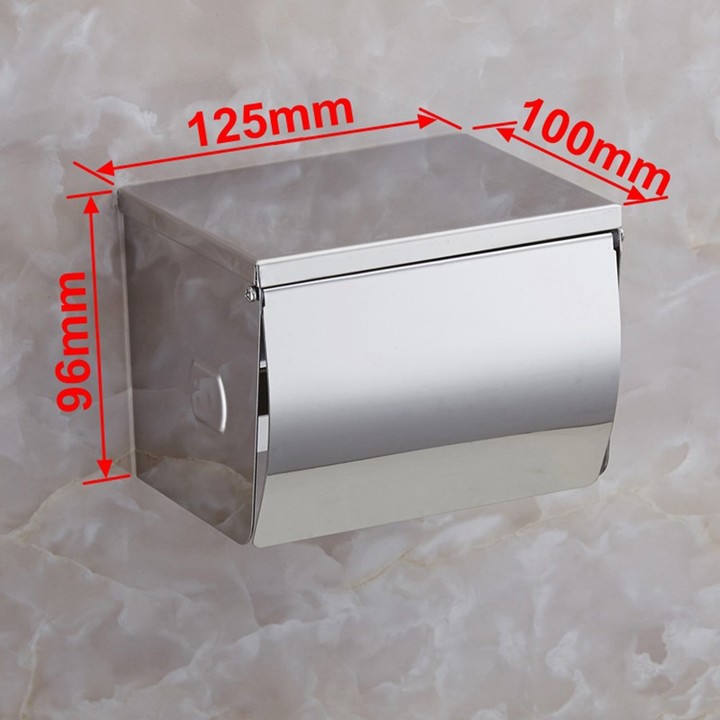 Bathroom Accessories Stainless Steel Toilet Tissue Dispenser Toilet Paper Holder with Steel Buckle