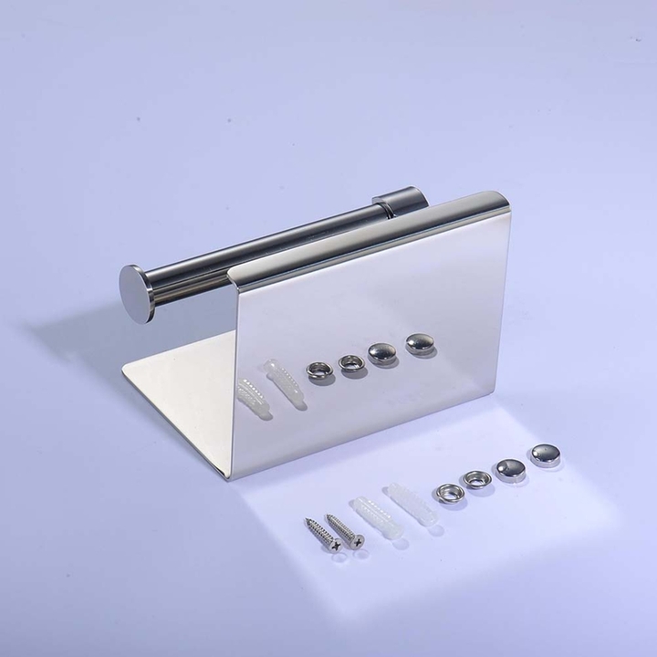 Luxury High Quality 304 Stainless Steel Toilet Paper Holder with Phone Shelf Toilet Tissue Holder