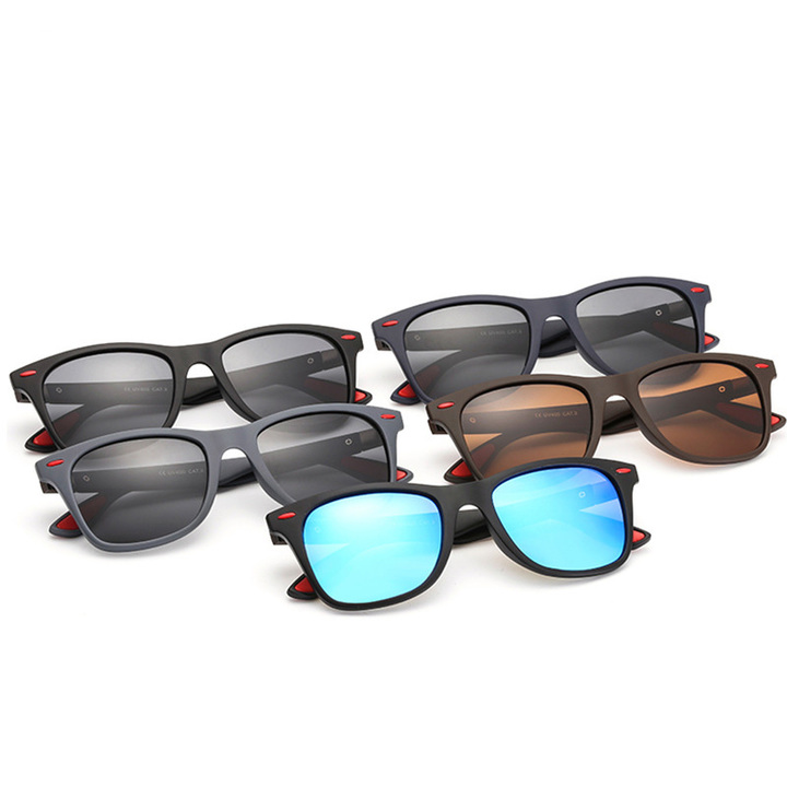 Classic Polarized Sunglasses Men Square Frame Sun Glasses Male Driving Goggles UV400 Eyewear Shades