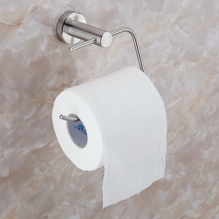 Elegant 304 Stainless Steel Toilet Paper Hanger Hook Toilet Roll Holder Tissue Paper Holder