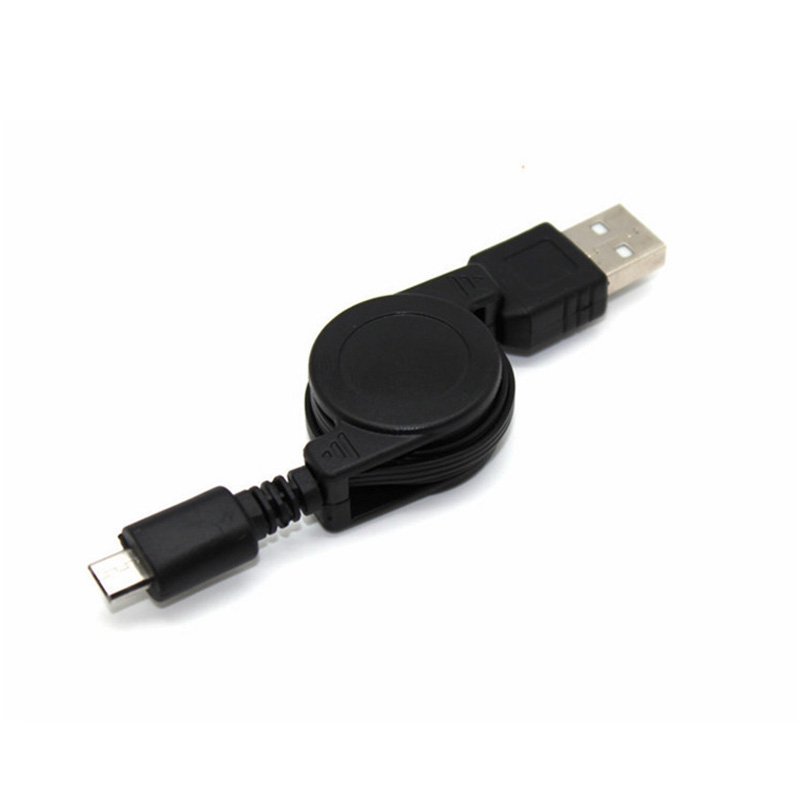 80CM Data Cable Retractable Micro USB Data Cable Sync Charger Cable for Android iphone Xiaomi Huawei