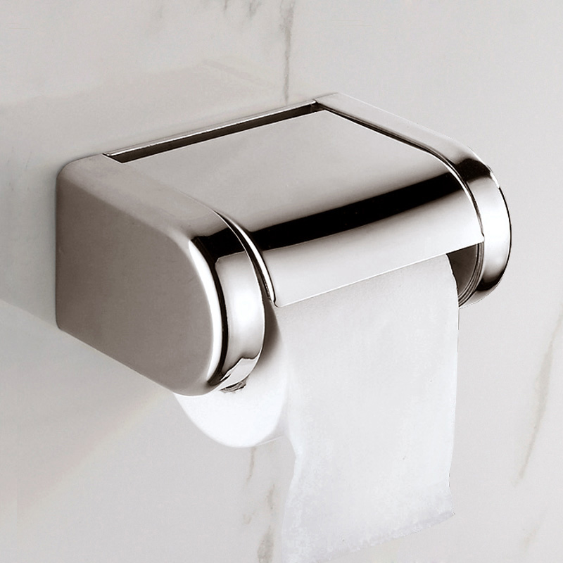 Modern Stainless Steel Bathroom Toilet Paper Holder Toilet Roll Dispenser Toilet Tissue Paper Box