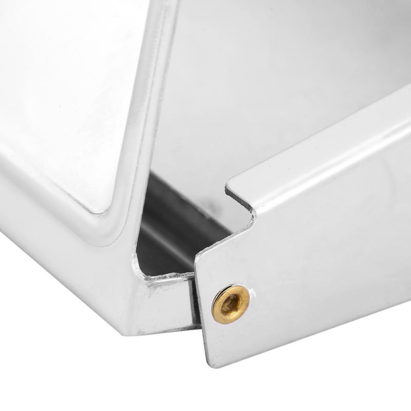 Stainless Steel Soap Dish Holder Cigar Ashtray Wall Mounted Bathroom Shelf Soap Box Holder Container