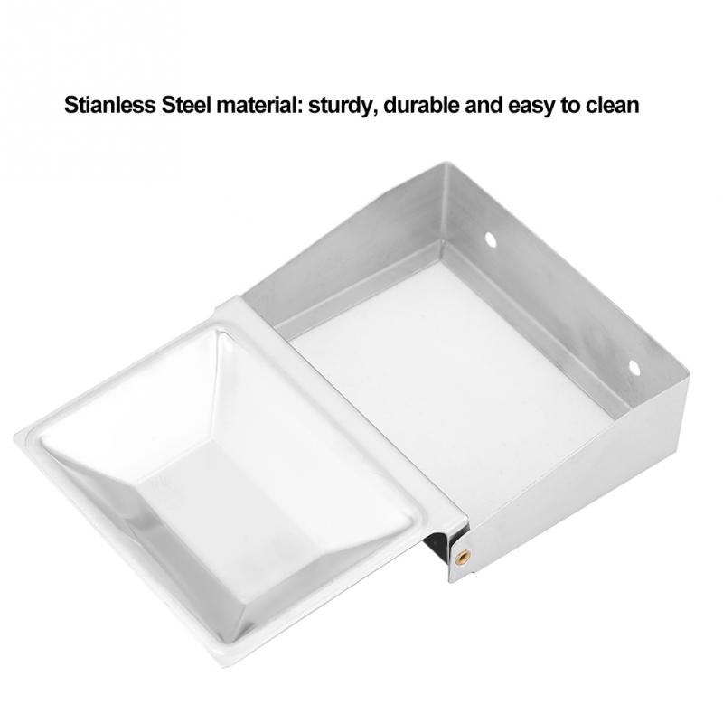 Stainless Steel Soap Dish Holder Cigar Ashtray Wall Mounted Bathroom Shelf Soap Box Holder Container