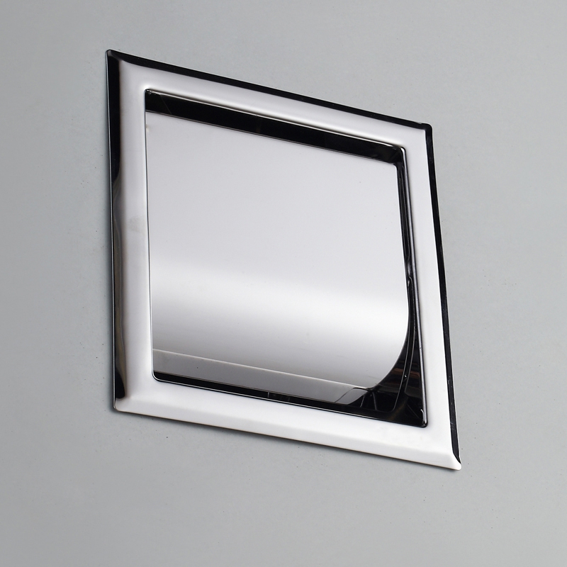 Square Embedded Toilet Paper Holder Bathroom Concealed Tissue Box Recessed Toilet Tissue Dispenser