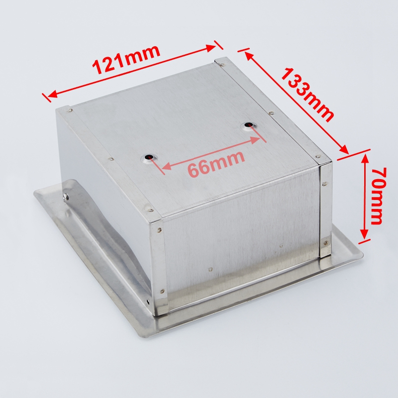 Square Embedded Toilet Paper Holder Bathroom Concealed Tissue Box Recessed Toilet Tissue Dispenser