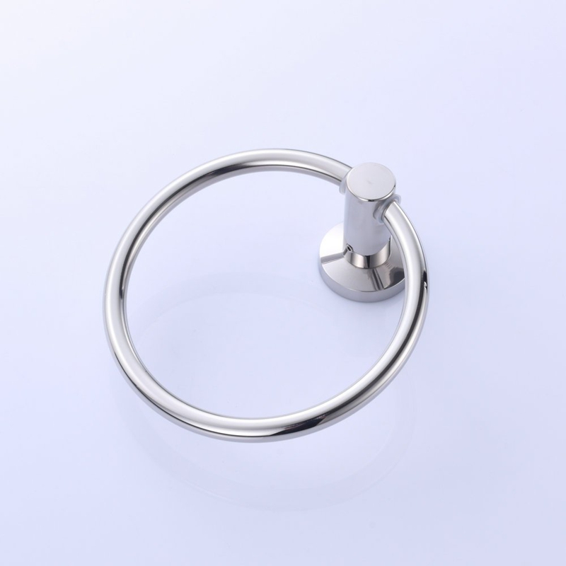 Bathroom Lavatory Wall Mounted 304 Stainless Steel Towel Ring SUS304 Bath Towel Holder