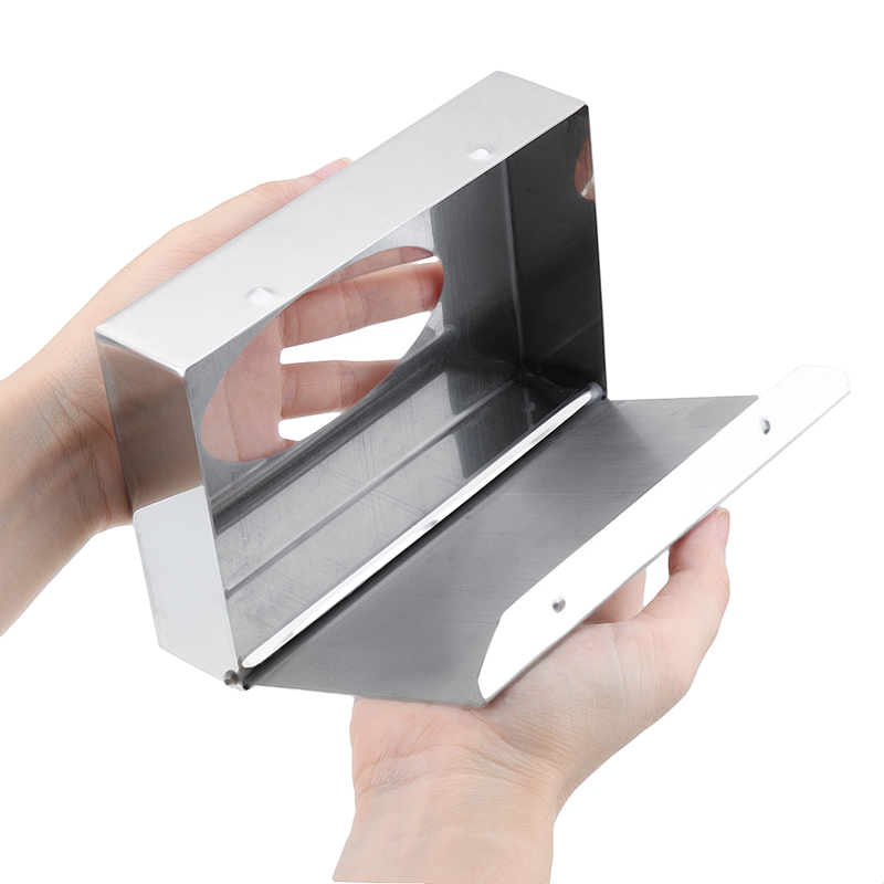 Stainless Steel Tissue Container Tissue Box Cube Hotel Bedroom Office Towel Napkin Paper Holder