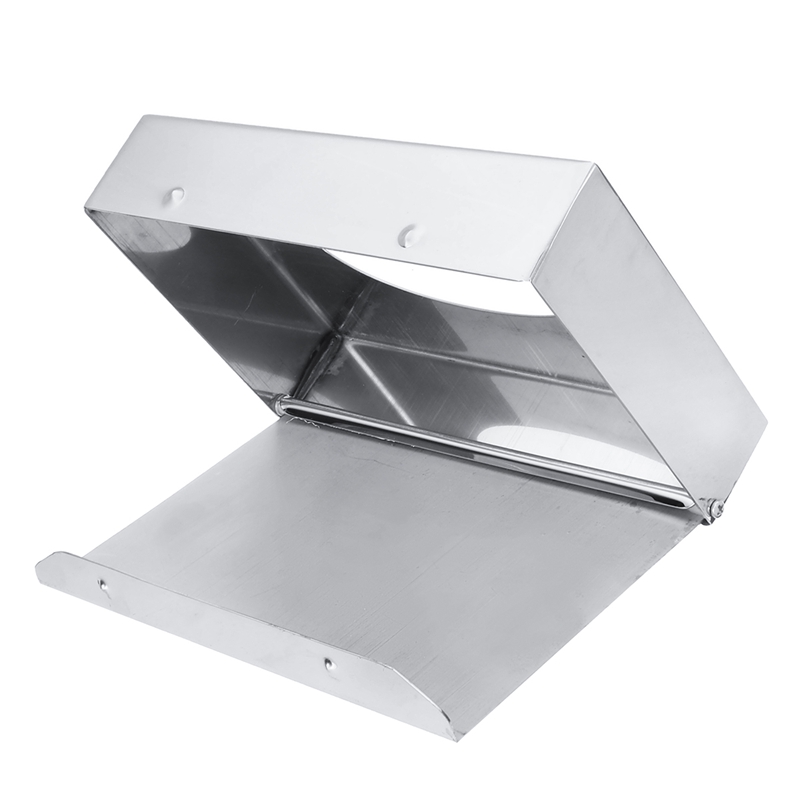 Stainless Steel Tissue Container Tissue Box Cube Hotel Bedroom Office Towel Napkin Paper Holder