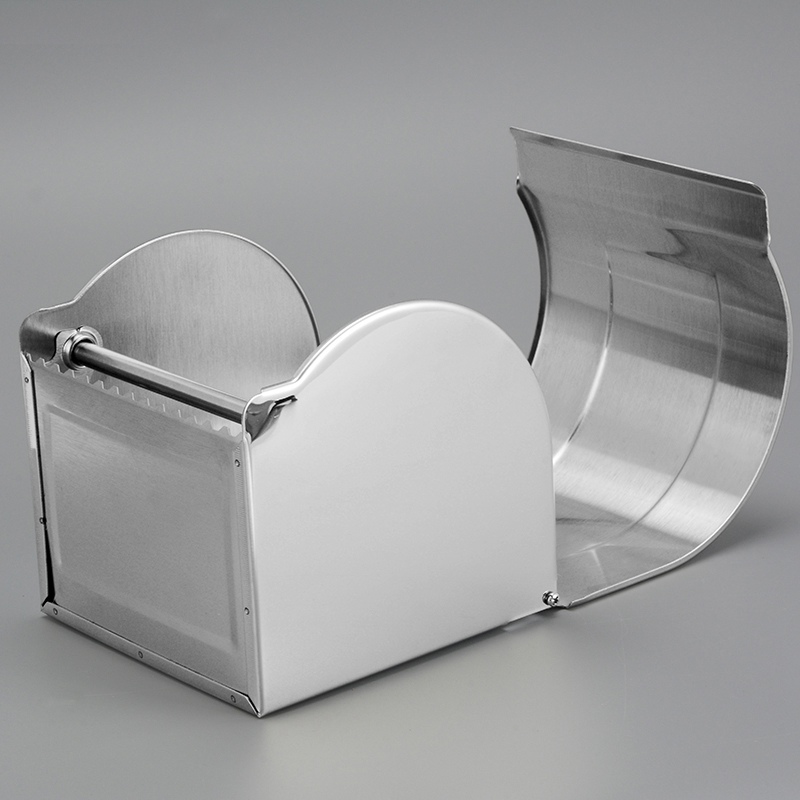 Stainless Steel Roll Paper Tissue Holder Tissue Box for Home Bathroom Kitchen Toilet Paper Dispenser