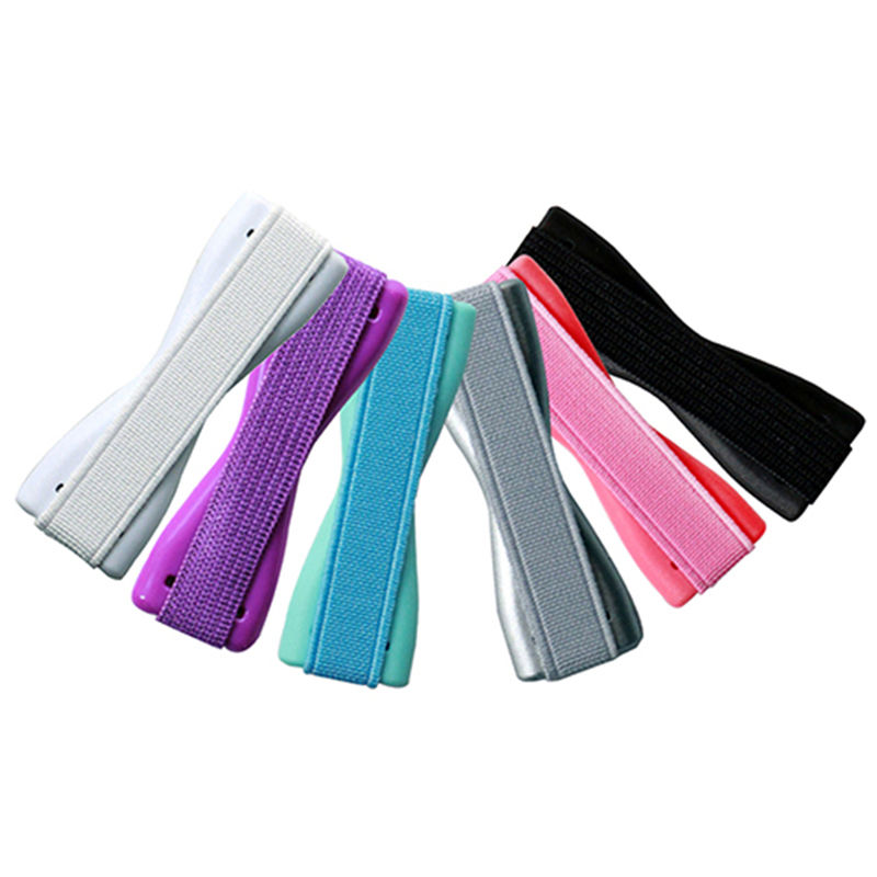 Anti-slip Elastic Finger Grip Strap Sling Single Hand Mobile Phone Holder for Tecno Xiaomi Tablets