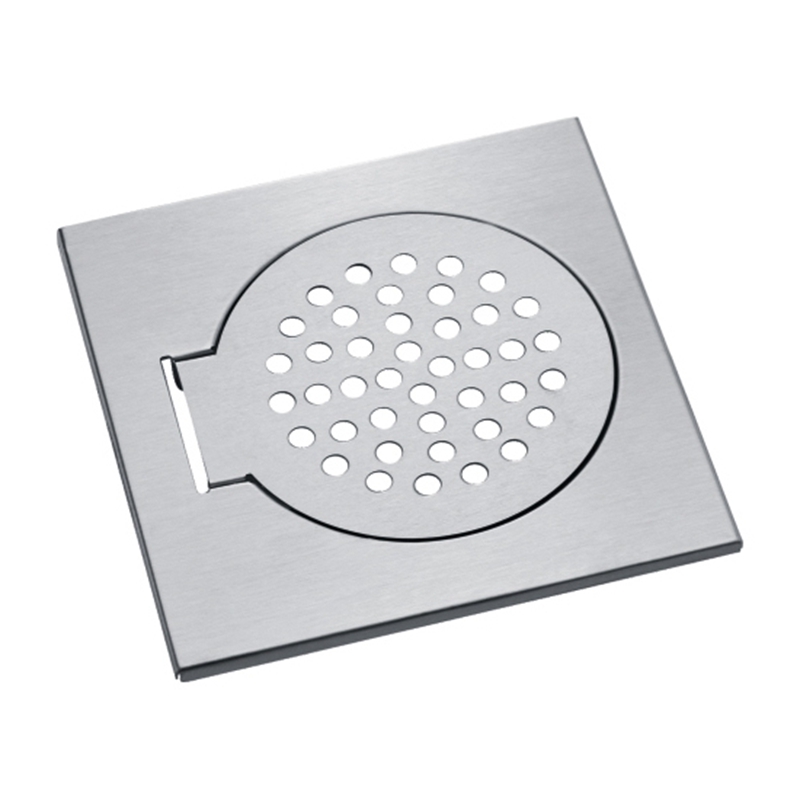 6-inches 15 x 15CM Stainless Steel Bathroom Floor Drain Cover Balcony Floor Strainer Grating Drainer