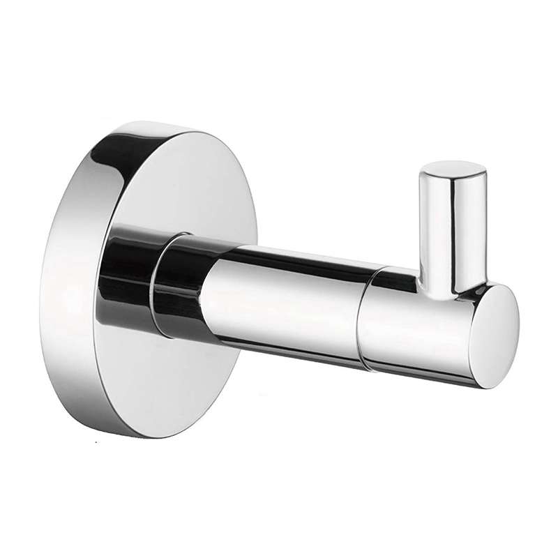 Modern Style Chrome 304 Stainless Steel Towel Hook Single Robe Hook Coat Hook for Bathroom Kitchen