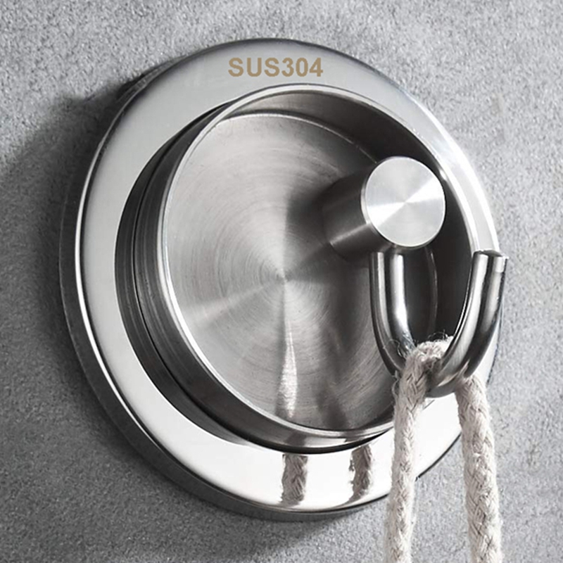 304 Stainless Steel Bath Towel Hook Porch Door Hidden Rotating Robe Hook Concealed Entrance Hook
