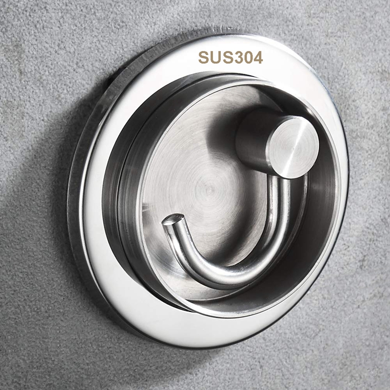 304 Stainless Steel Bath Towel Hook Porch Door Hidden Rotating Robe Hook Concealed Entrance Hook