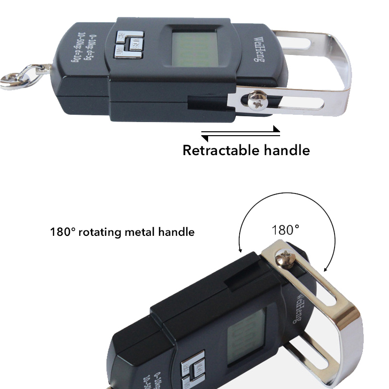 50Kg/110Lbs Electronic Portable LCD Digital Scale High Precision Luggage Weight Scale Balance Scales