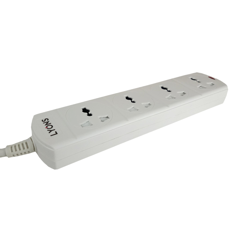 AILYONS/LYONS ES-6124B 4WAY/ 2.5M/ 3250W(MAX) Power/Socket Extension Cable