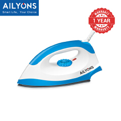 AILYONS/LYONS Dry Iron Box - HD198A/AN-2001K - White & Blue Steamers Irons