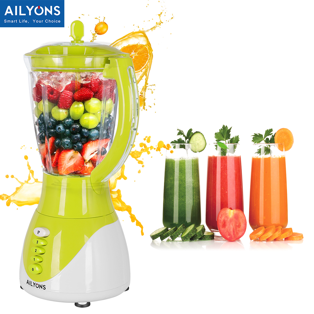 AILYONS 1.5L 2 In 1 Quality  Motor Stainless Steel Blender With Grinder Machine FY-1731【Big year-end deals！】 White