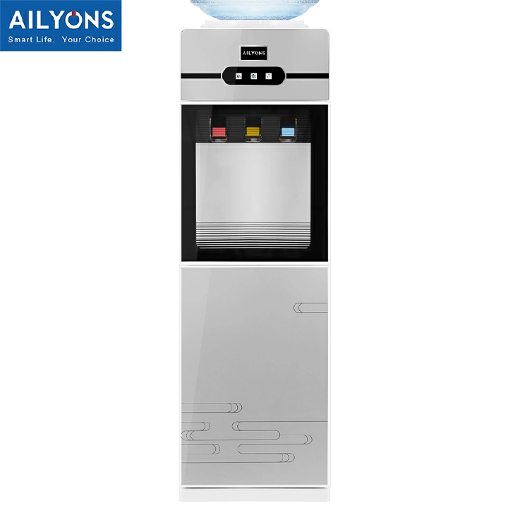 LYONS AFK-112/AFK-1199- 3 Taps - Hot & Cold & Normal standing Water Dispenser with Storage Cabine  ousehold Appliance 3 Faucets Kitchen Appliance big size