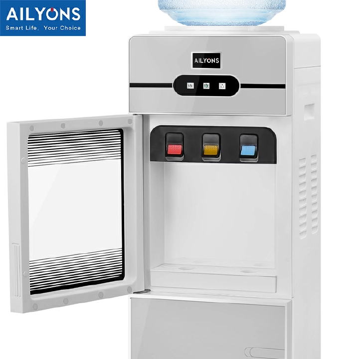 LYONS AFK-112/AFK-1199- 3 Taps - Hot & Cold & Normal standing Water Dispenser with Storage Cabine  ousehold Appliance 3 Faucets Kitchen Appliance big size