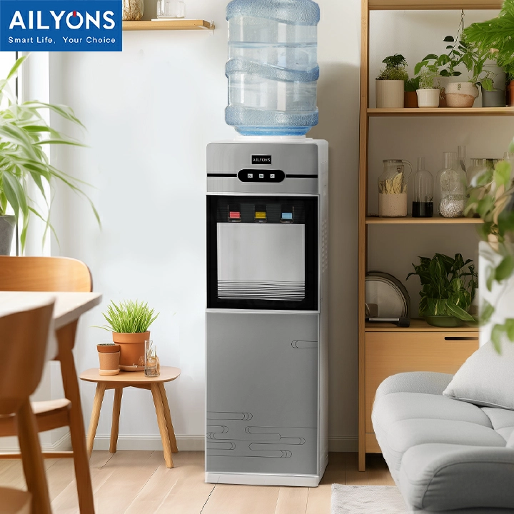LYONS AFK-112/AFK-1199- 3 Taps - Hot & Cold & Normal standing Water Dispenser with Storage Cabine  ousehold Appliance 3 Faucets Kitchen Appliance big size