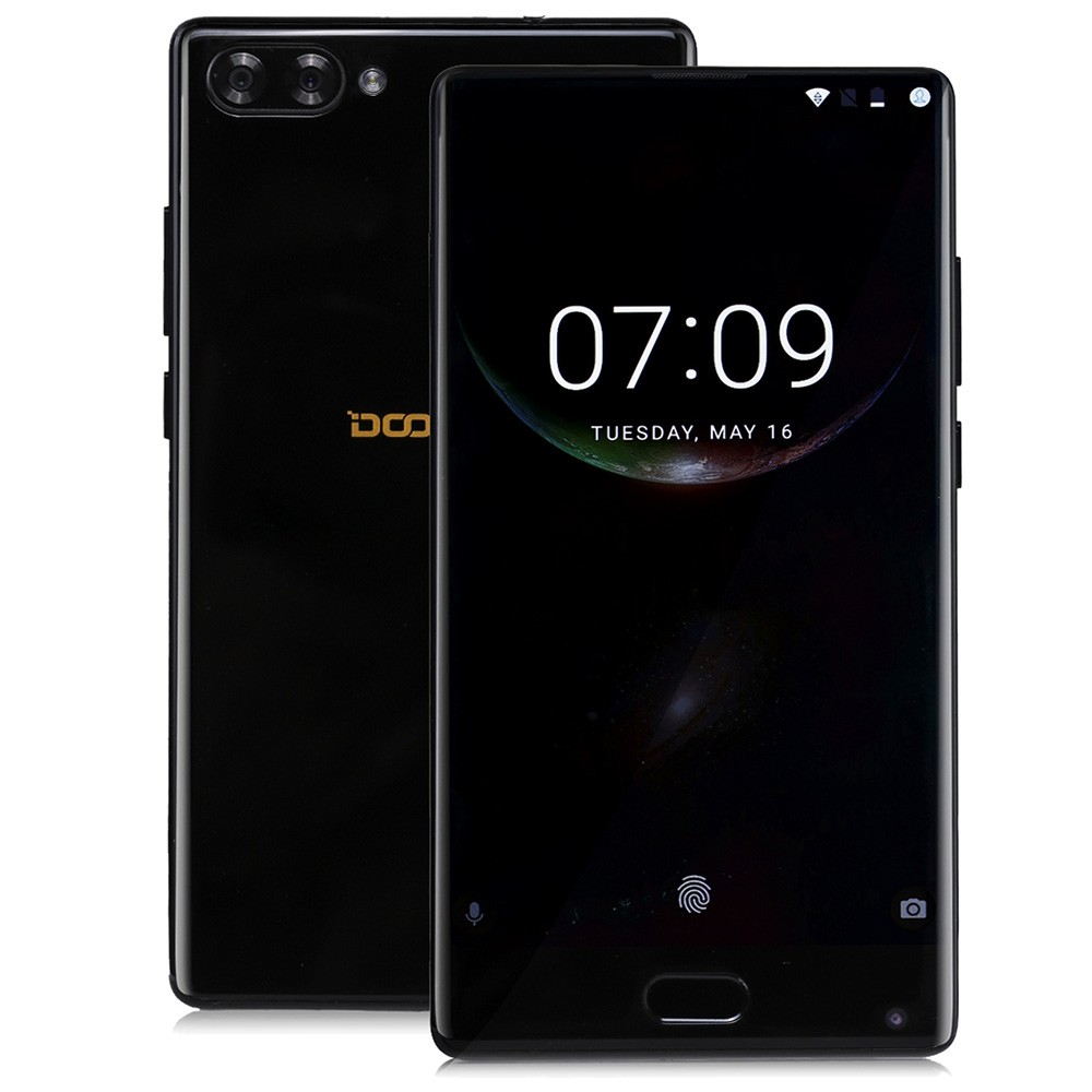 Doogee MIX 4G 5.5 inch Android 7.0 Smartphone Helio P25 Octa Core 2.5GHz 4GB RAM 64GB ROM Metal Body Front Fingerprint Sensor Dual Rear Cameras