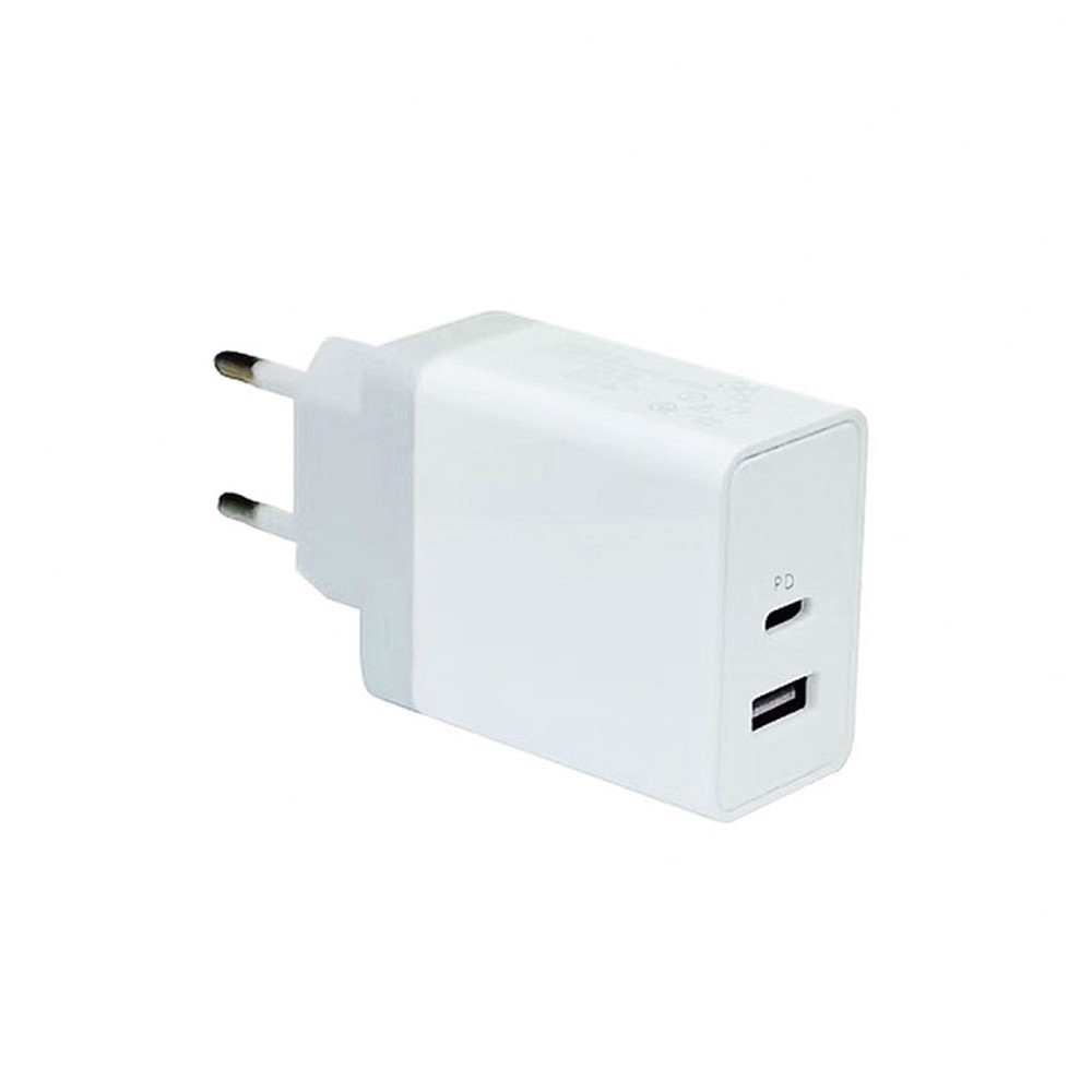 30W USB Type-C PD Wall Fast Charger with 5V USB Port