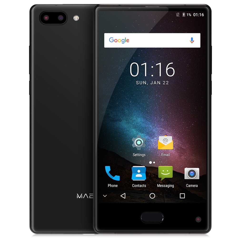 MAZE Alpha 4G Phablet Android 7.0 6.0 inch Bezel-less Screen Helio P25 Octa Core 2.5GHz 4GB RAM 64GB ROM 13.0MP + 5.0MP Rear Cameras 4000mAh Battery Type-C