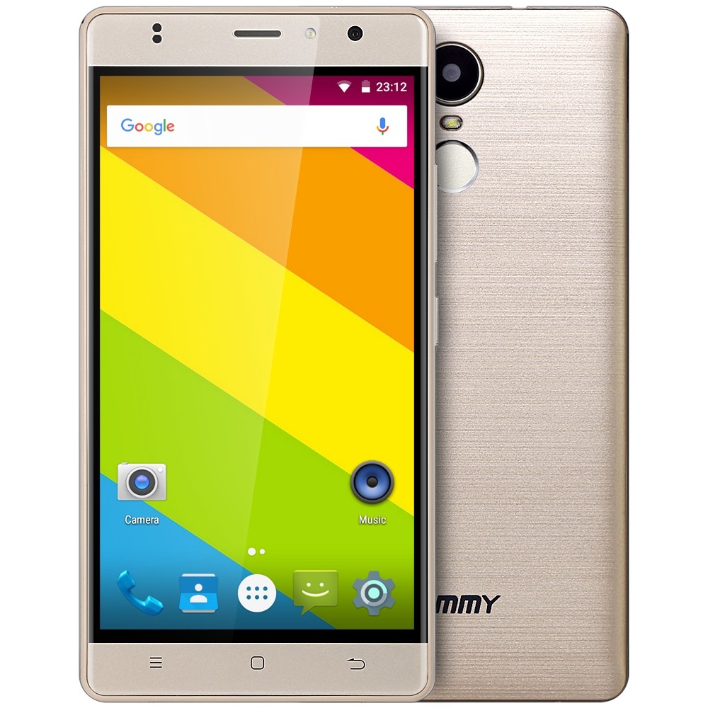 Timmy M20 PRO 5.5 inch Android 6.0 4G Phablet MT6737 Quad Core 1GB RAM 16GB ROM Fingerprint Scanner Bluetooth 4.0 Dual Cameras