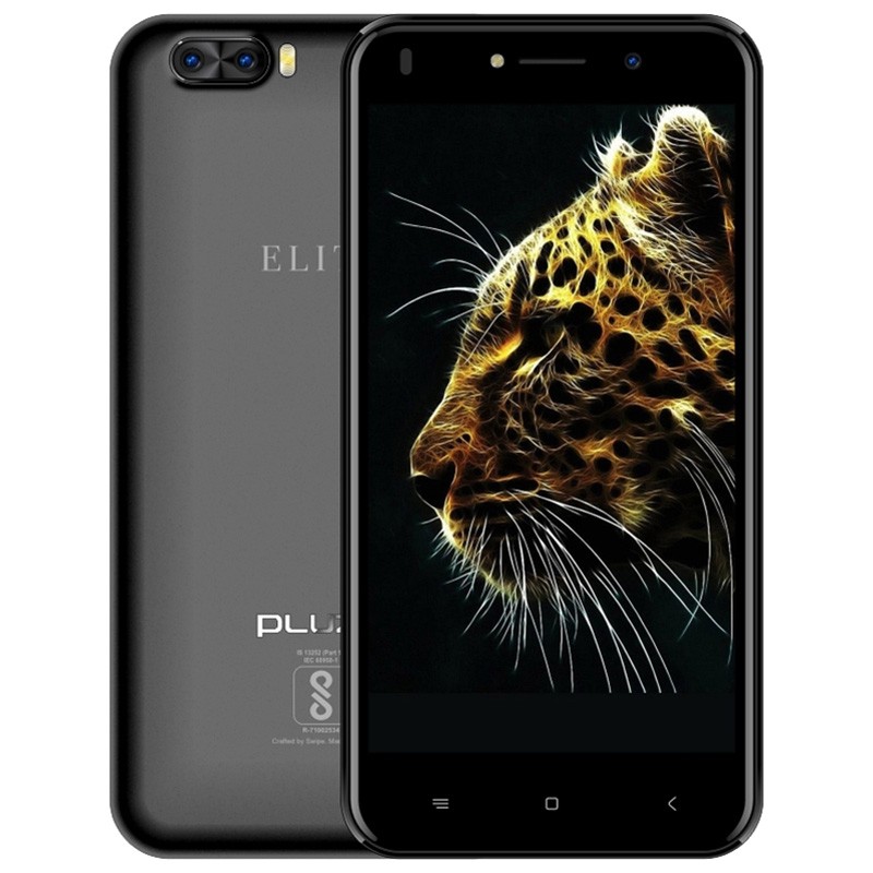 PLUZZ Elite Dual 4G Smartphone 5.0 inch Android 7.0 SC 9832 Quad Core 1.3GHz 1GB RAM 8GB ROM 5.0MP + 0.3MP Rear Camera 2500mAh Built-in
