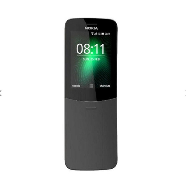 Nokia 8110 4G Feature Phone 2.45 inch Smart Feature OS MSM8905 Dual Core 1.1GHz 512MB RAM 4GB ROM 2.0MP Rear Camera BT 4.1 1500mAh Built-in