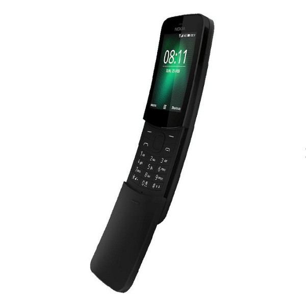 Nokia 8110 4G Feature Phone 2.45 inch Smart Feature OS MSM8905 Dual Core 1.1GHz 512MB RAM 4GB ROM 2.0MP Rear Camera BT 4.1 1500mAh Built-in