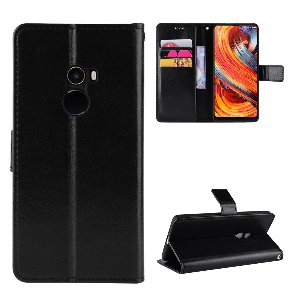 Crazy Horse PU Leather Case For Xiaomi Mi Mix 2